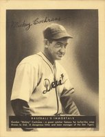 1949 Leaf Premiums # Mickey Cochrane Baseball Card