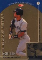 1998 Donruss Preferred Precious Metals #9 Derek Jeter Baseball Card
