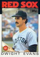 1986 Topps #60 Dwight Evans Baseball Card