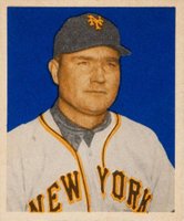 1949 Bowman #85 Johnny Mize No name on front Baseball Card