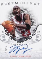 2008 Upper Deck Premier Preeminence Autograph #PE-JO Michael Jordan Basketball Card