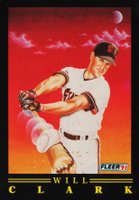 1991 Fleer Pro-Vision #2 Will Clark Baseball Card