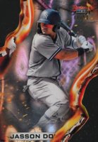 2021 Bowman's Best Heatwave Die-Cuts #HW29 Jasson Dominguez Lava Refractor Baseball Card