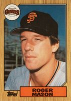 1987 Topps Tiffany #526 Roger Mason Baseball Card