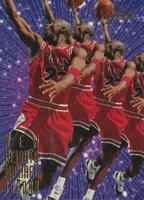 1995 Flair New Heights #4 Michael Jordan Basketball Card