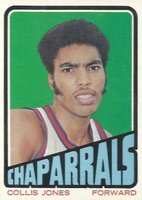 1972 Topps #181 Collis Jones Basketball Card