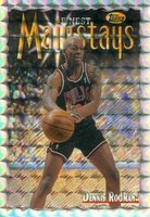 1996 Finest #260 Dennis Rodman Refractor Basketball Card