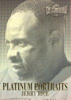 1997 Metal Universe Platinum Portraits #5 Jerry Rice Football Card