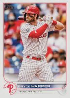 2022 Topps #250 Bryce Harper Baseball Card