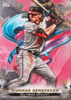 2023 Topps Inception #47 Gunnar Henderson Magenta Baseball Card