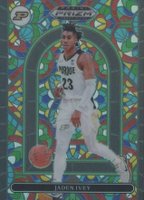 2022 Panini Prizm Draft Picks Stained Glass #SGJI Jaden Ivey Basketball Card