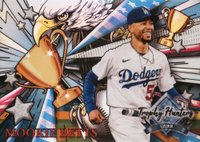 2022 Topps Stadium Club Chrome Trophy Hunters #RL16 Mookie Betts Baseball Card