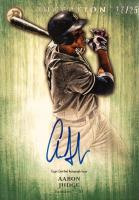 2014 Bowman Inception Prospect Autograph #PA-AJ Aaron Judge Green Baseball Card