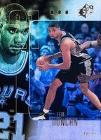 1999 SPx #73 Tim Duncan Basketball Card