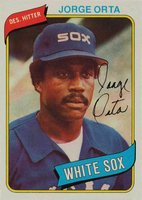1980 Topps #442 Jorge Orta Baseball Card