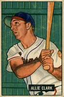 1951 Bowman #29 Allie Clark Baseball Card