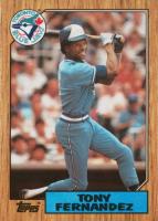 1987 Topps Tiffany #485 Tony Fernandez Baseball Card