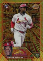 2023 Topps Chrome Radiating Rookies #RR13 Jordan Walker Baseball Card
