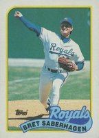 1989 Topps #750 Bret Saberhagen Baseball Card