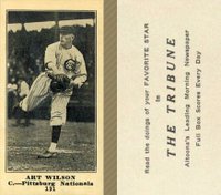 1916 Altoona Tribune #191 Art Wilson Baseball Card
