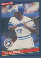 1986 Donruss #485 Al Oliver Baseball Card