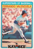 1987 Kaybee Superstars of Baseball #32 Fernando Valenzuela Baseball Card