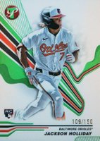 2024 Topps Pristine #79 Jackson Holliday Green Refractor Baseball Card