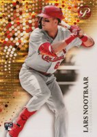 2022 Topps Pristine #260 Lars Nootbaar Pristine Gold Refractor Baseball Card