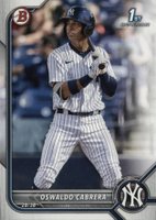 2022 Bowman Paper Prospects #BP17 Oswaldo Cabrera Baseball Card