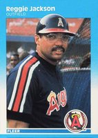 1987 Fleer Glossy #84 Reggie Jackson Baseball Card