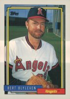 1992 Topps #375 Bert Blyleven Baseball Card