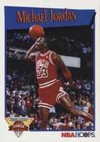 1991 Hoops Slam Dunk #IV Michael Jordan Basketball Card