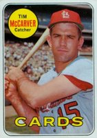 1969 Topps #475 Tim McCarver Baseball Card