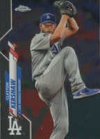 2020 Topps Chrome #122 Clayton Kershaw Baseball Card
