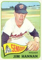 1965 Topps #394 Jim Hannan Baseball Card