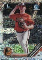 2019 Bowman Draft #BDC22 Gunnar Henderson Chrome-Sparkle Refractor Baseball Card