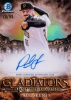 2024 Bowman Gladiators of the Diamond Autographs #GDAPS Paul Skenes Baseball Card