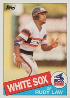 1985 Topps #286 Rudy Law Baseball Card