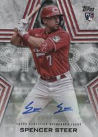 2023 Topps Baseball Stars Autographs #BSASS Spencer Steer Series 2 Baseball Card