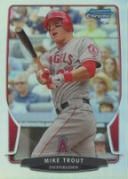 2013 Bowman Chrome #50 Mike Trout Refractor Baseball Card