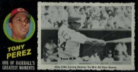 1971 Topps Greatest Moments #14 Tony Perez Baseball Card