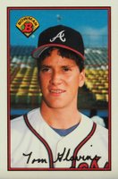 1989 Bowman Tiffany #267 Tom Glavine Baseball Card