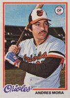1978 Topps #517 Andres Mora Baseball Card