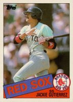 1985 Topps #89 Jackie Gutierrez Baseball Card