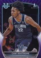 2022 Bowman Chrome University #22 Cam Whitmore Purple Refractor Basketball Card