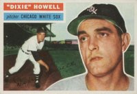1956 Topps #149w Dixie Howell White Back Baseball Card