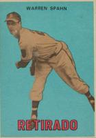 1967 Venezuela Topps #152 Warren Spahn Baseball Card