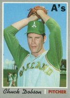 1970 Topps #331 Chuck Dobson Baseball Card