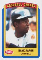 1990 Swell Baseball Greats #2 Hank Aaron Baseball Card