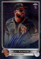 2022 Topps Chrome Rookie Autographs #RAHR Heliot Ramos Baseball Card